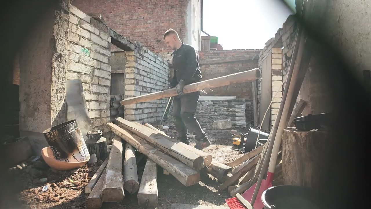 Abriss Garage mit Kamera Problemen