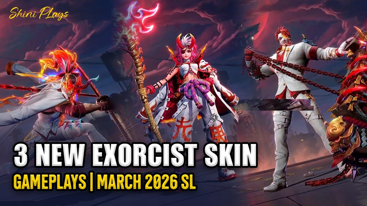 3 NEW EXORCIST GAMEPLAY | Saber, Ruby & Phoveus Exorcist Skins | March 2026 Starlight Skin