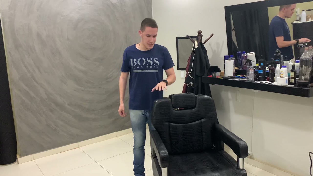Minha nova poltrona de barbeiro!