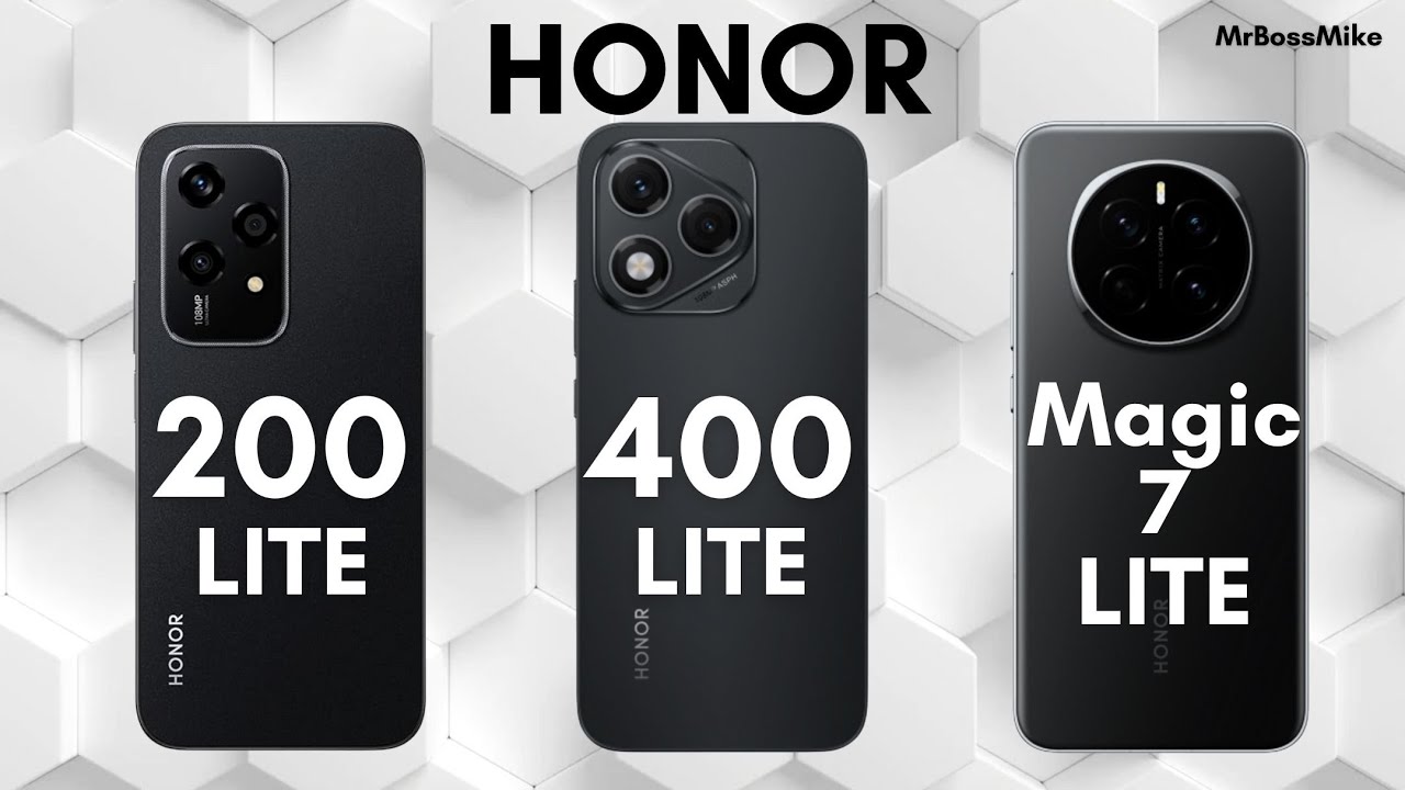 Honor 200 Lite vs Magic7 Lite vs 400 Lite
