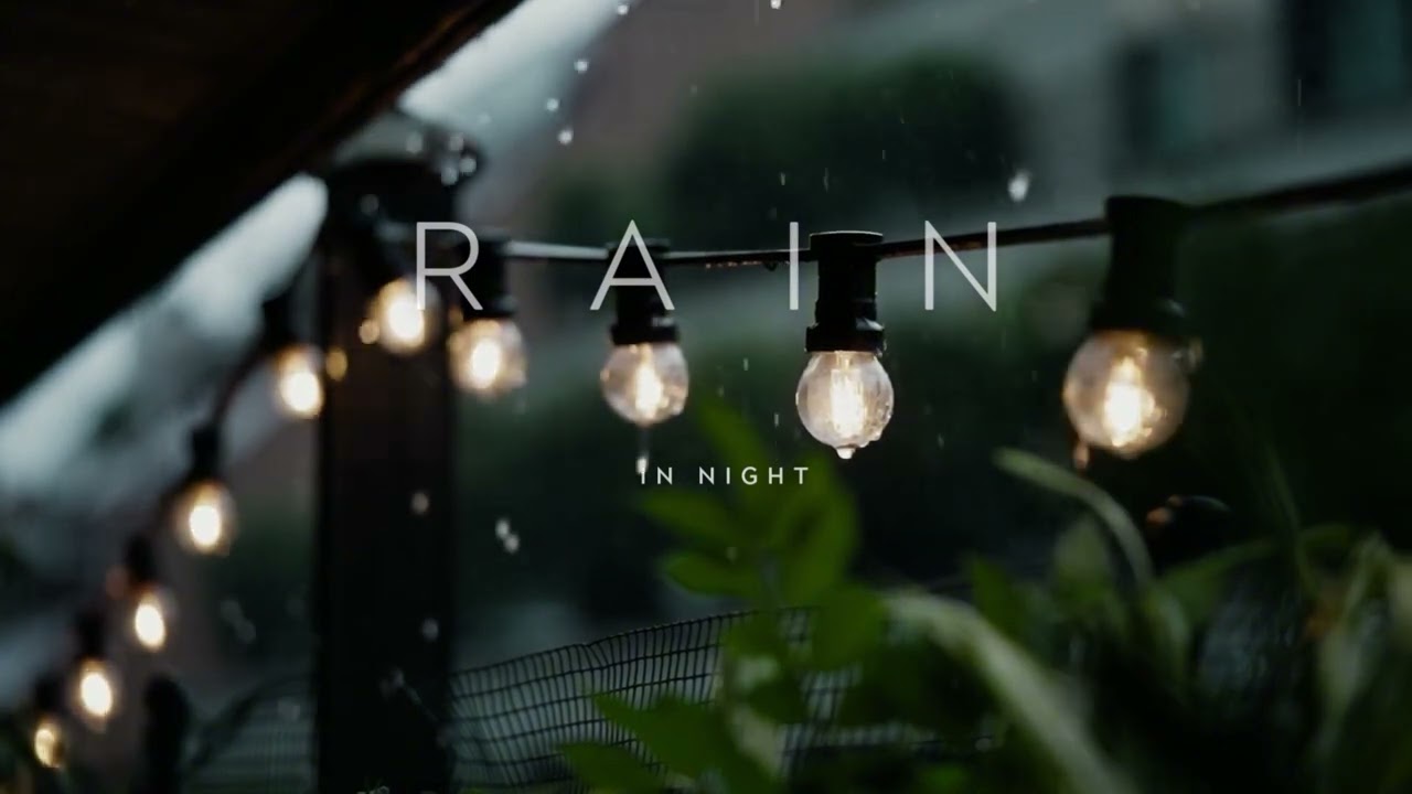 Night Rain for Deep Sleep 🌙 | Nature Sounds