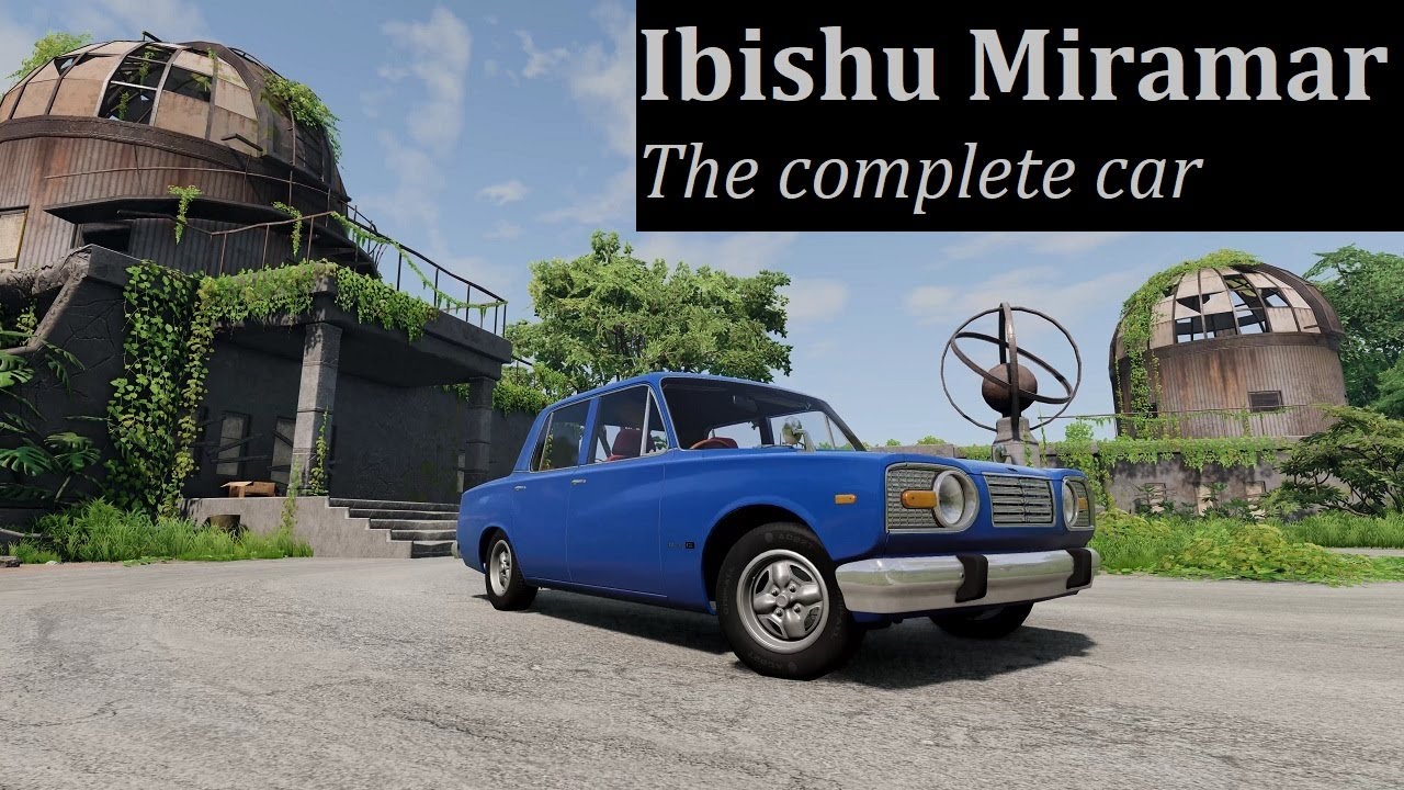 BeamNG.drive Freeroam: Jungle Rock Island - 1963 Ibishu Miramar GTz