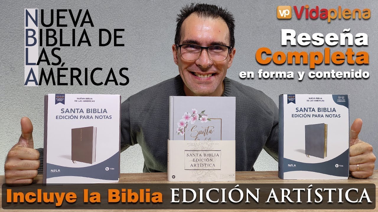 Biblia NBLA EDICION PARA NOTAS | Incluye la Reseña Completa de la EDICIÓN ARTÍSTICA