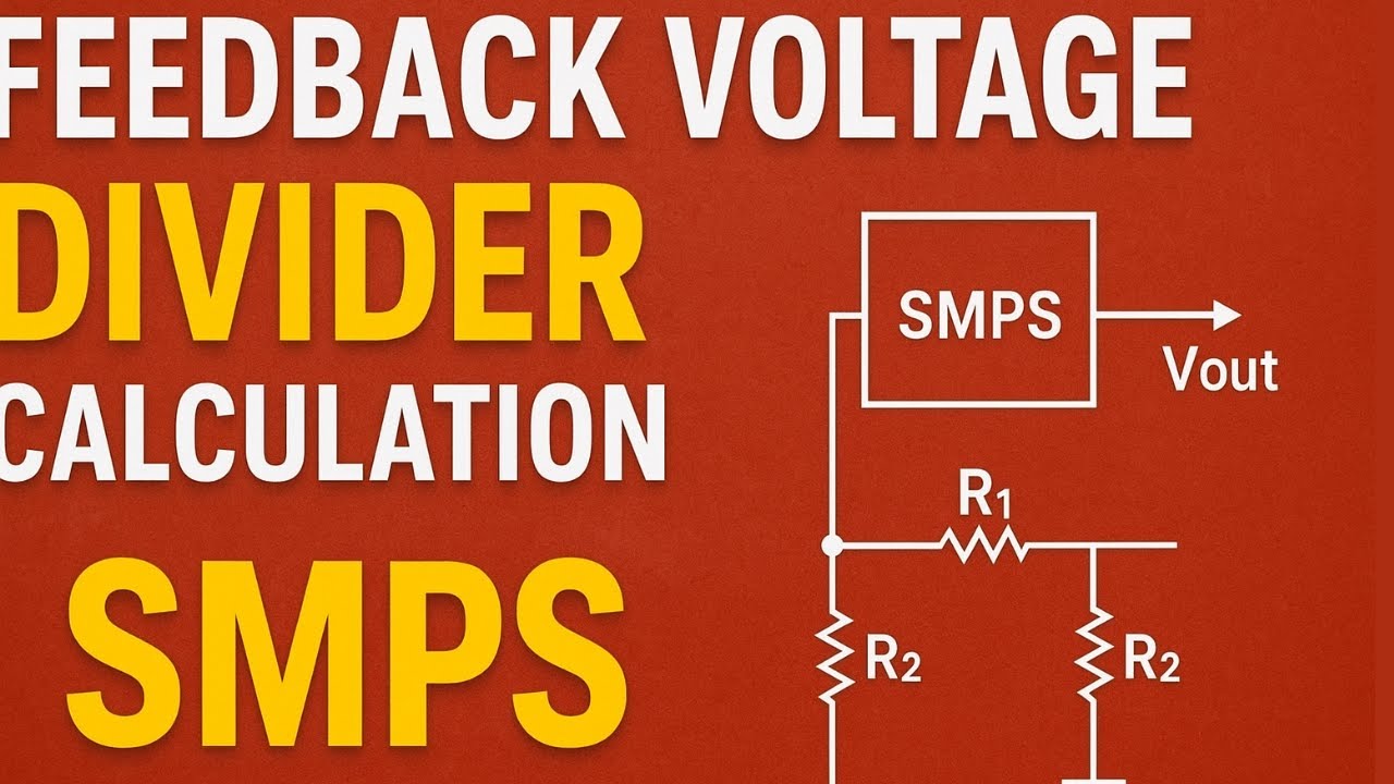 How to Calculate Voltage Divider Resistors for Feedback | Easy Formula in Hindi