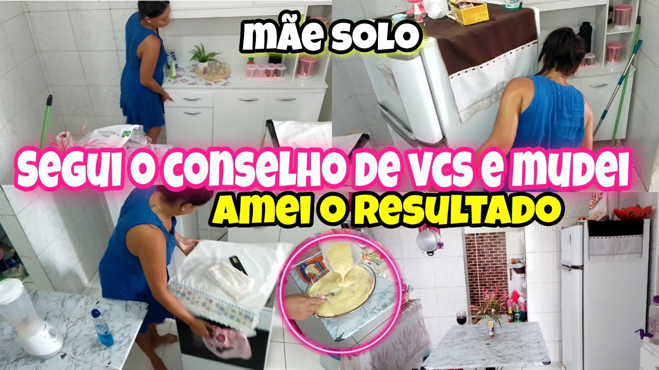 MUDEI A COZINHA E FIQUEI APAIXONADA COM O RESULTADOS 😍FIZ FRICASSÊ DE CARNE 💕 MÃE SOLO