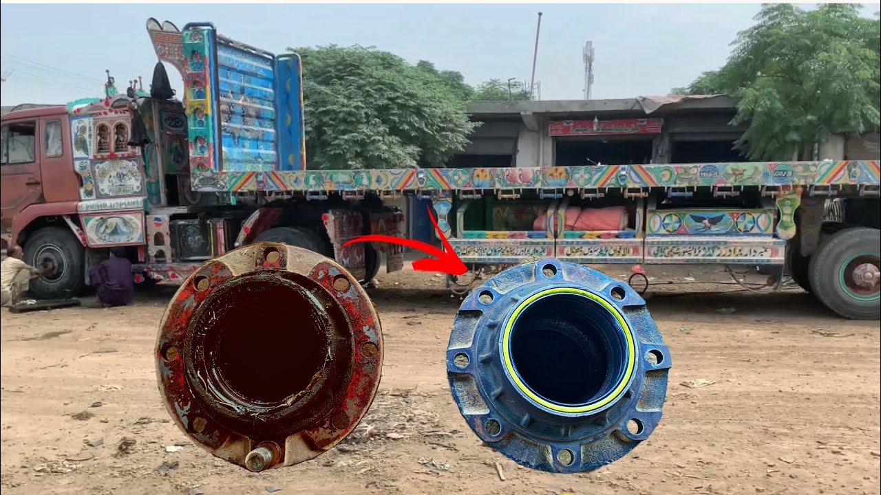 A New Way To Repair Broken Wheel Hub || How We Repair Amazing Process