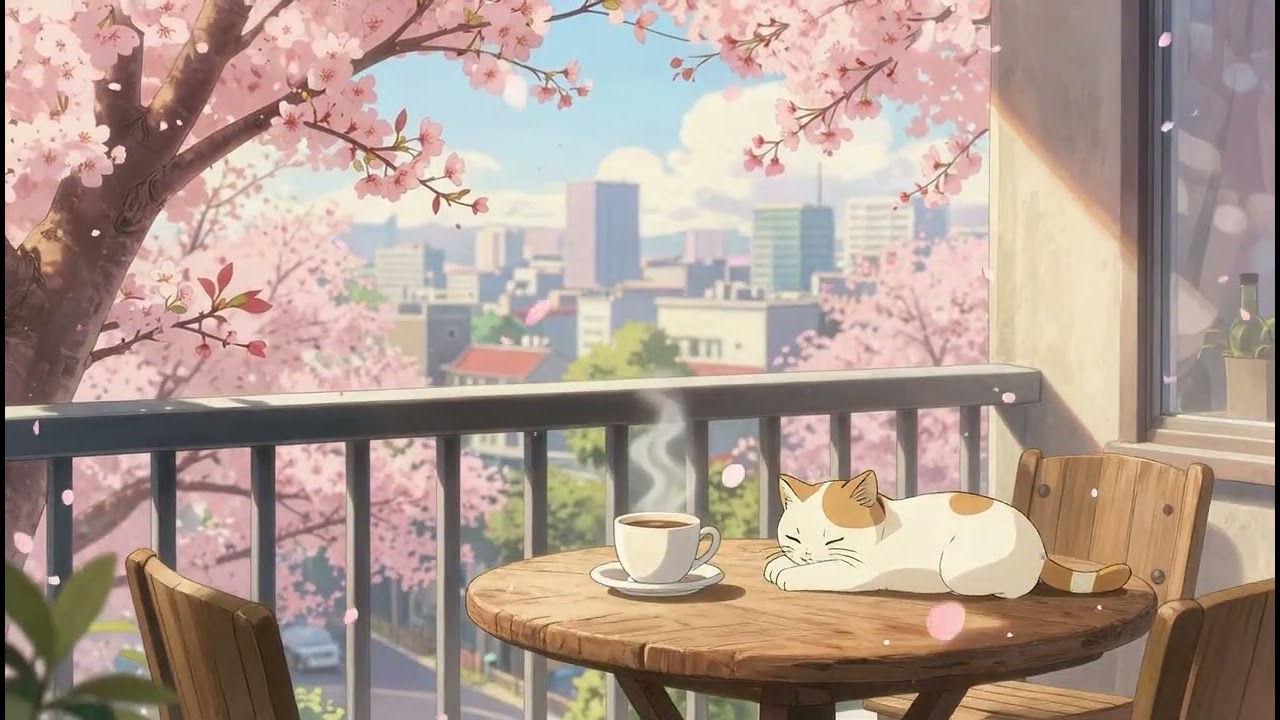🌅 Soft Jazz Piano Lo-Fi: Morning Chillhop & Gentle Birds Chirping | 58 Min Mix