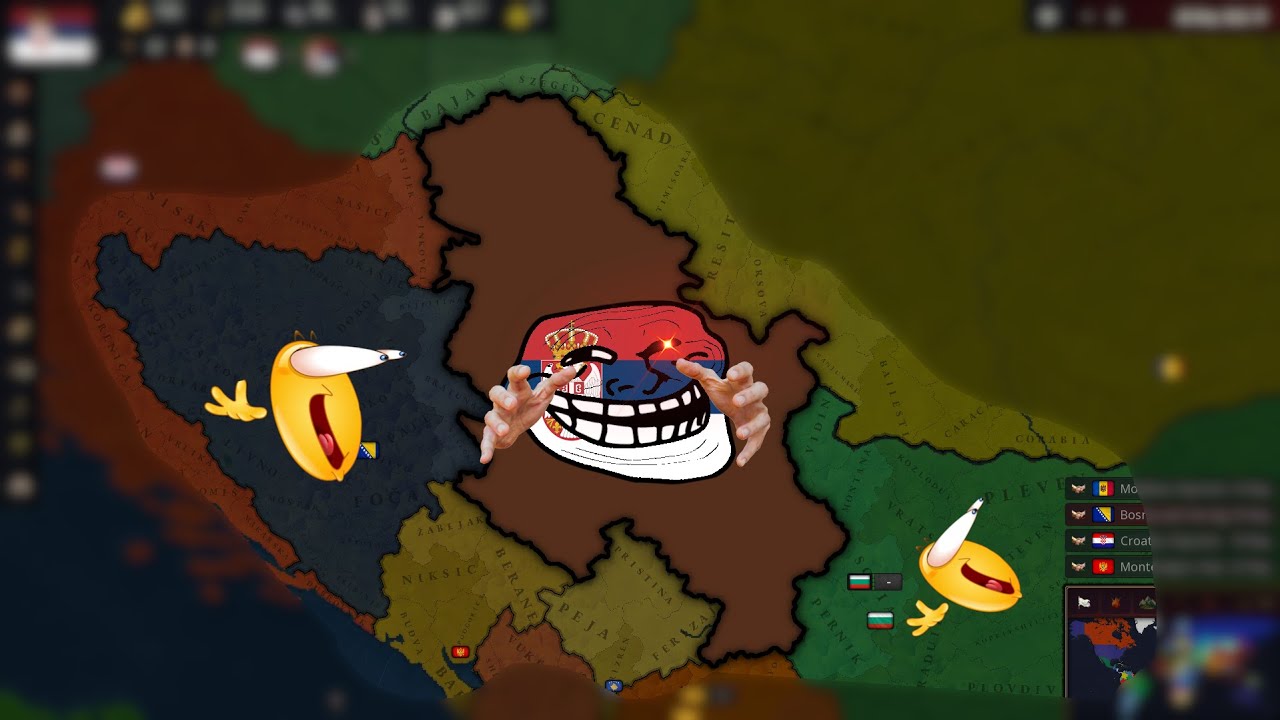 Age of History 3 - Serbia Forms Serbian Empire!