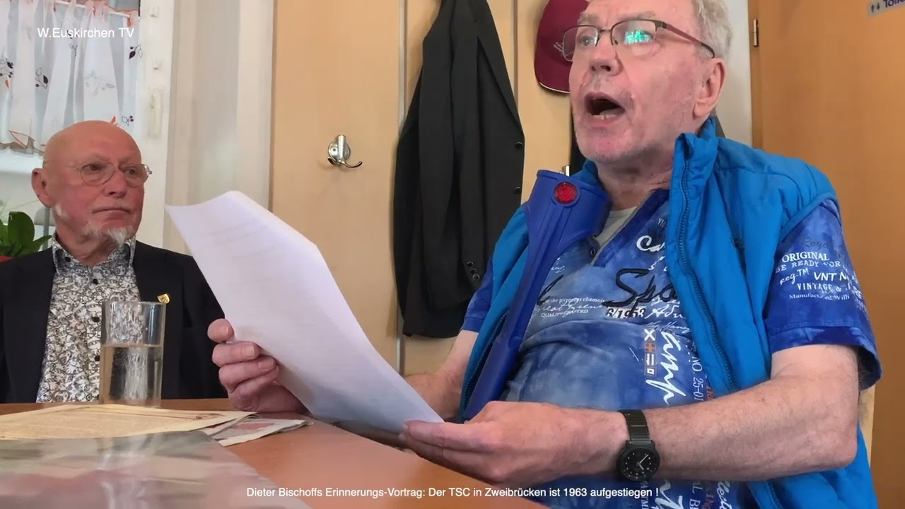 TSC Zweibrücken steigt auf: Dieter Bischoffs Rückblick auf den TSC Aufstieg vor 60 Jahren 1963