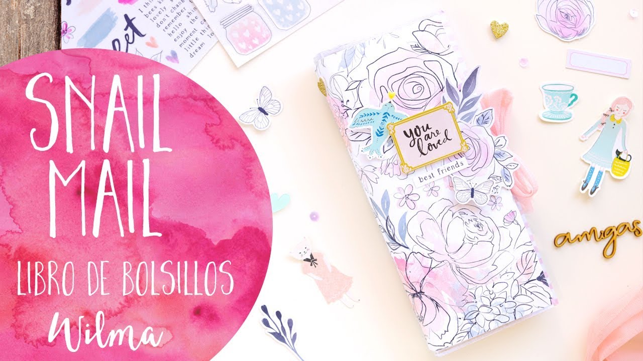 Snail Mail - Tutorial estructura libro de bolsillos