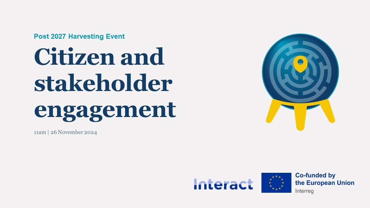 Citizen and Stakeholder consultation | Post 2027 Harvesting event plenary