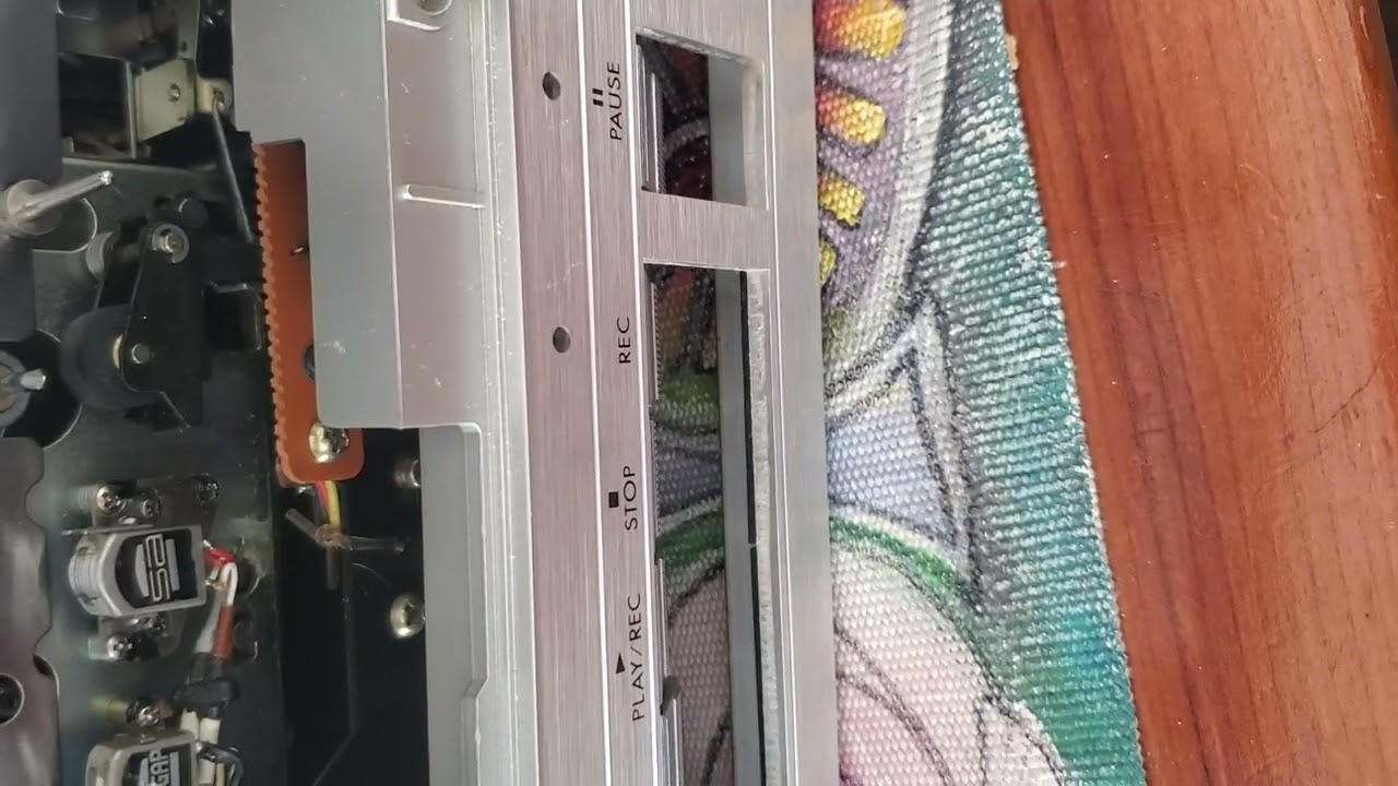 A JVC KD-95 cassette deck belt change courtesy of Audio Fixation, Meredith NH , Part 1
