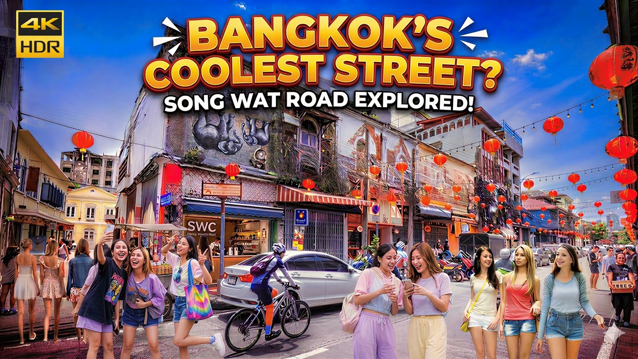 Song Wat Road Bangkok one of the Most Popular walking streets in Chinatown Bangkok