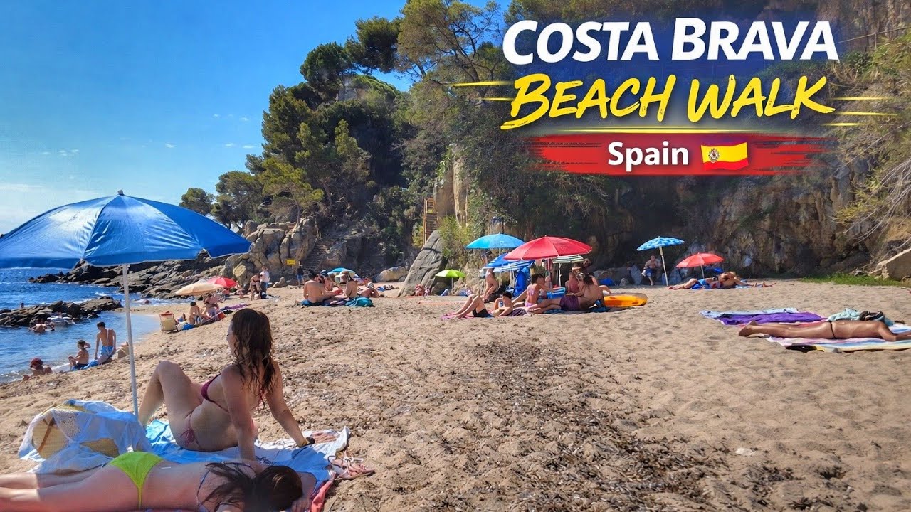 Costa Brava Beach Walk 🇪🇸 | Sunny Summer Vibes