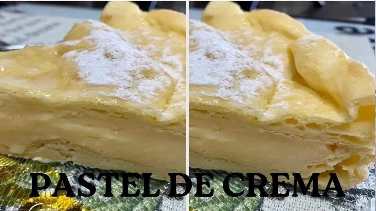 PASTEL 🍰 DE CREMA 🥛 FACIL  CON ROBOT MAMBO!!