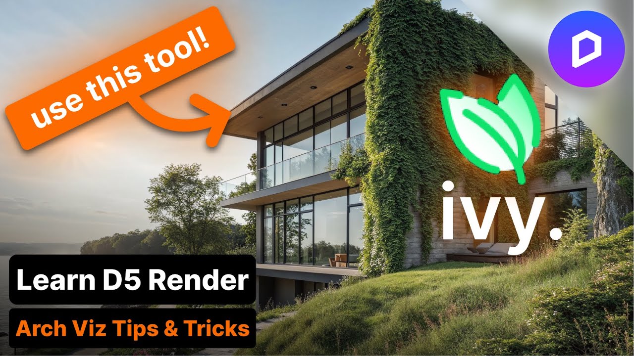 Создайте реалистичный плющ в D5 Render — ЛЕГКО И БЫСТРО!