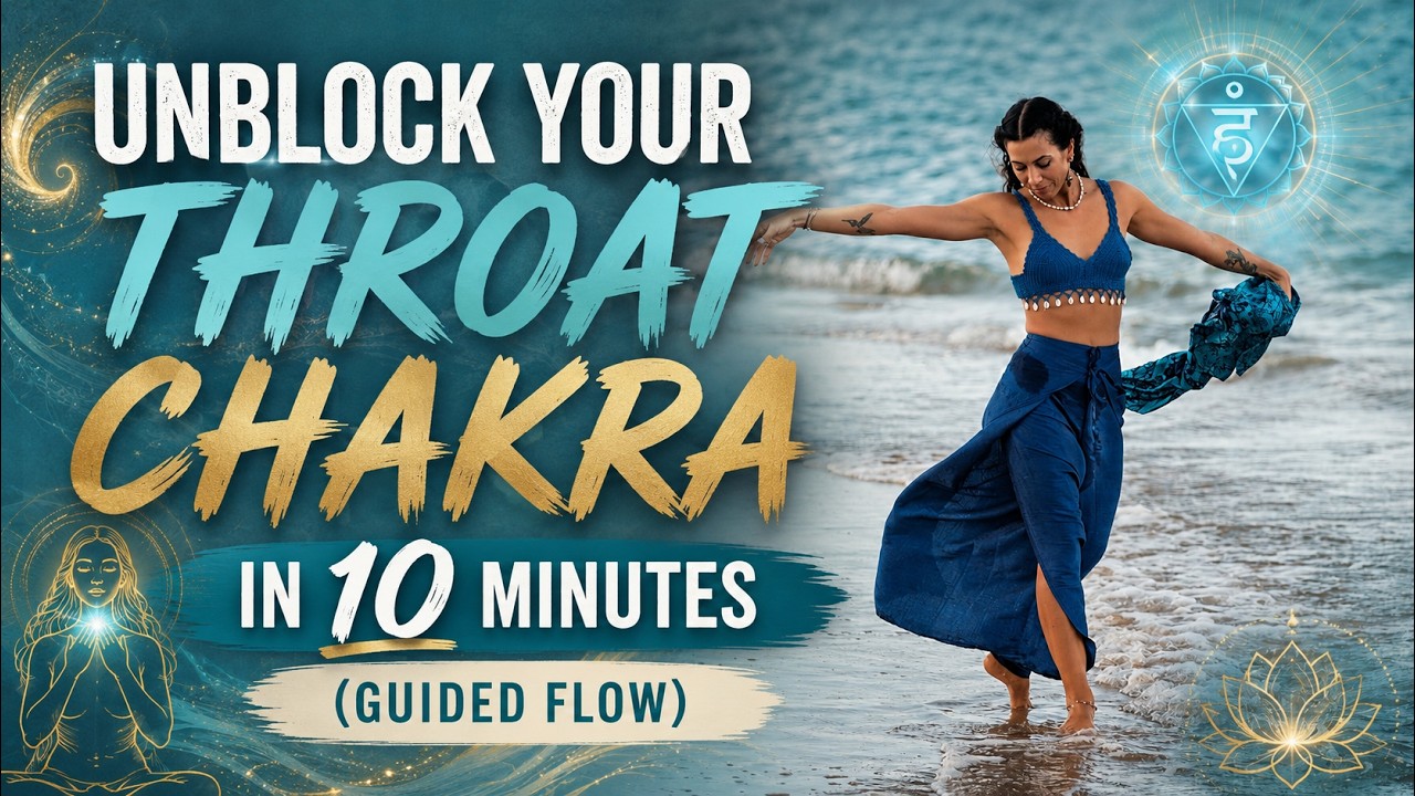 Throat Lightbody & Sounds Activation | 10 Minutes of Feminine Flow