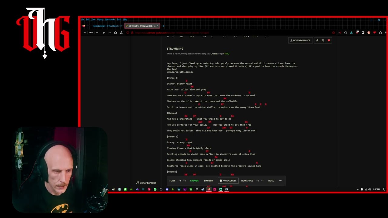 'Vincent (Starry, Starry Night)' by Don McLean