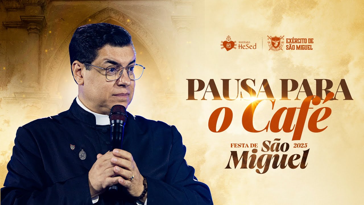 Pausa para o caf&eacute; com Padre Chrystian Shankar na Festa de S&atilde;o Miguel 2025 - Hesed
