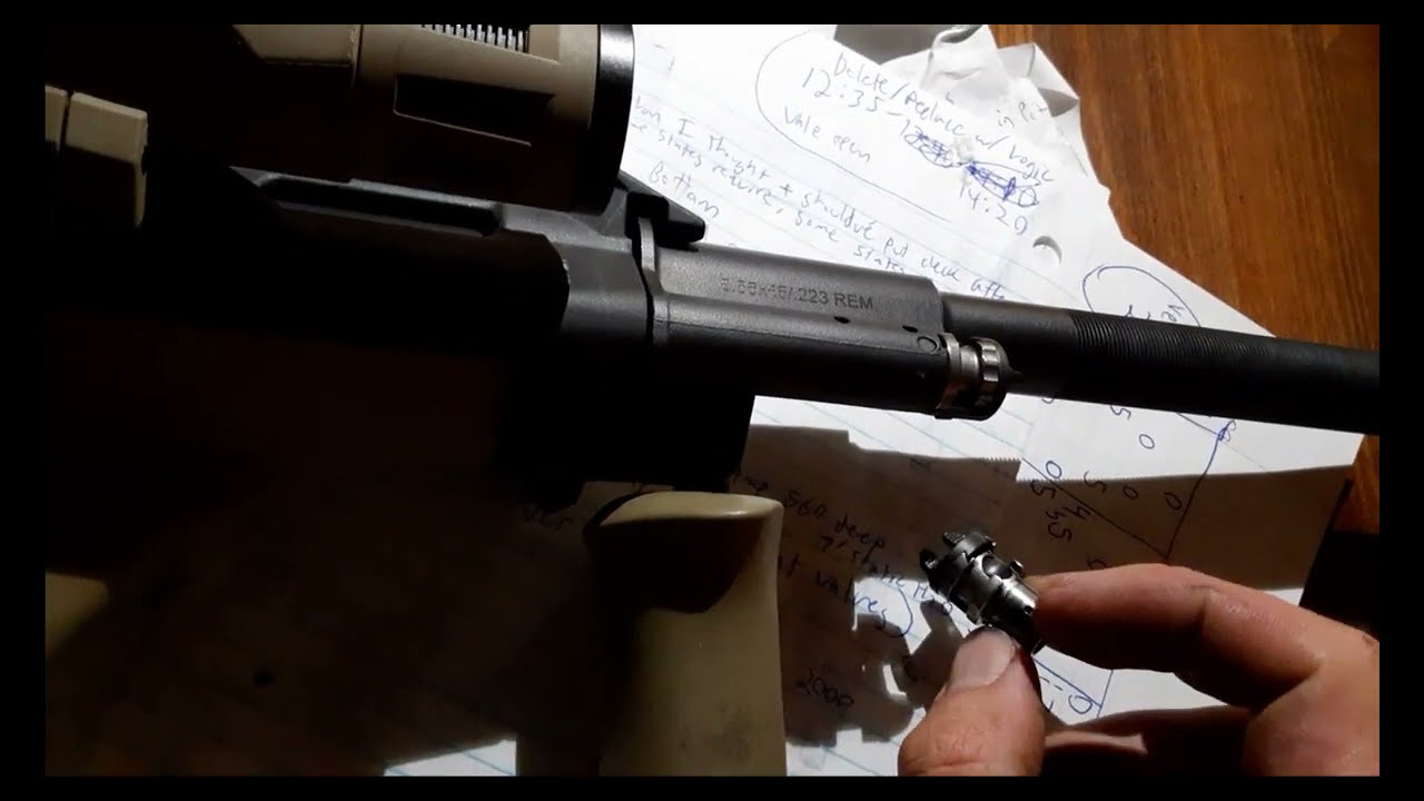 Steyr AUG A3 M1 NATO- Standard Gas Plug vs Suppressor Gas Plug