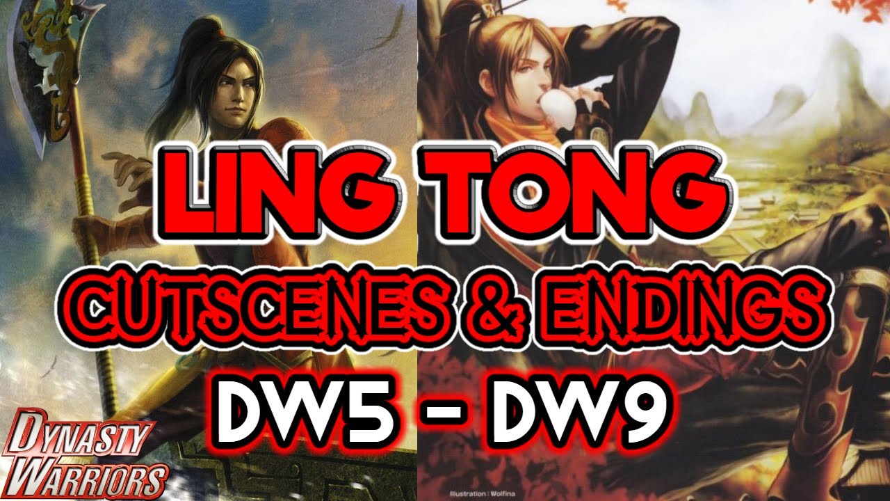 Ling Tong ALL Cutscenes & Endings - Dynasty Warriors - 4K 60 FPS