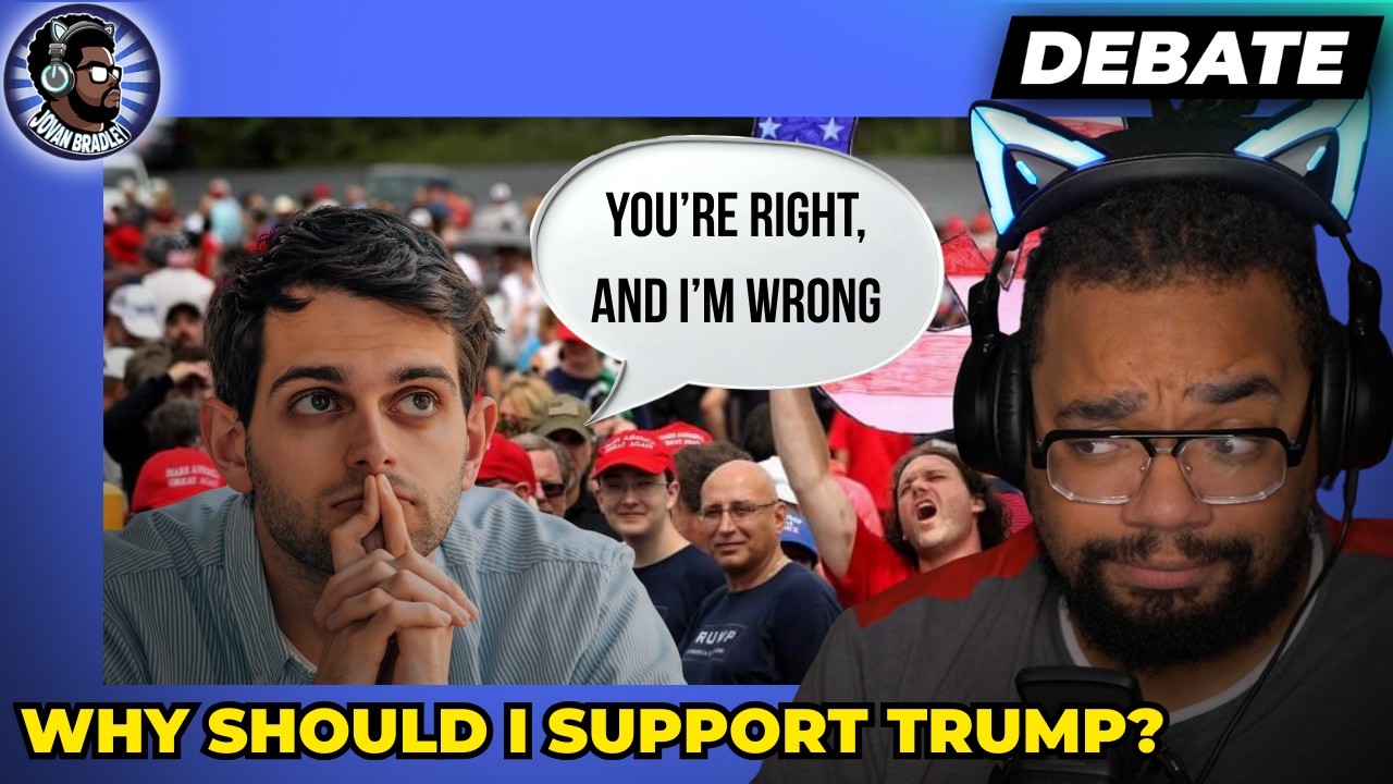 Trump Supporter CHANGES HIS MIND || JOVAN DEBATES