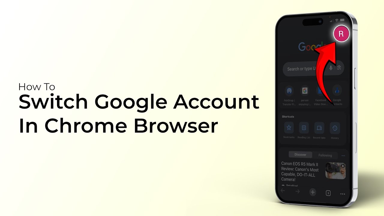 Как сменить аккаунт Google в браузере Chrome?