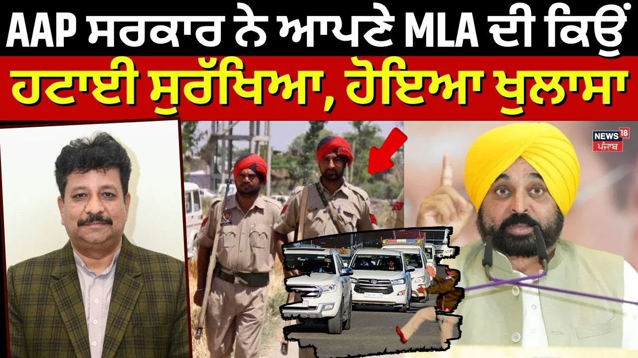 AAP ਸਰਕਾਰ ਨੇ ਆਪਣੇ MLA ਦੀ ਕਿਉਂ ਹਟਾਈ ਸੁਰੱਖਿਆ, ਹੋਇਆ ਖੁਲਾਸਾ | Raman Arora | Jalandhar News | News18