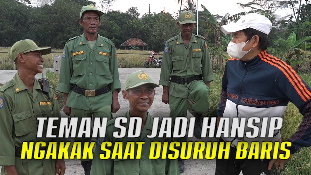 KETEMU SABEL TEMAN SD | KINI JADI HANSIP | NGAKAK SAAT PRAKTEK BARIS BERBARIS