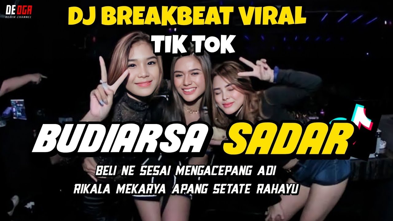 DJ BUDIARSA SADAR BREAKBEAT VIRAL TIKTOK | Beli ne sesai mengacepang adi