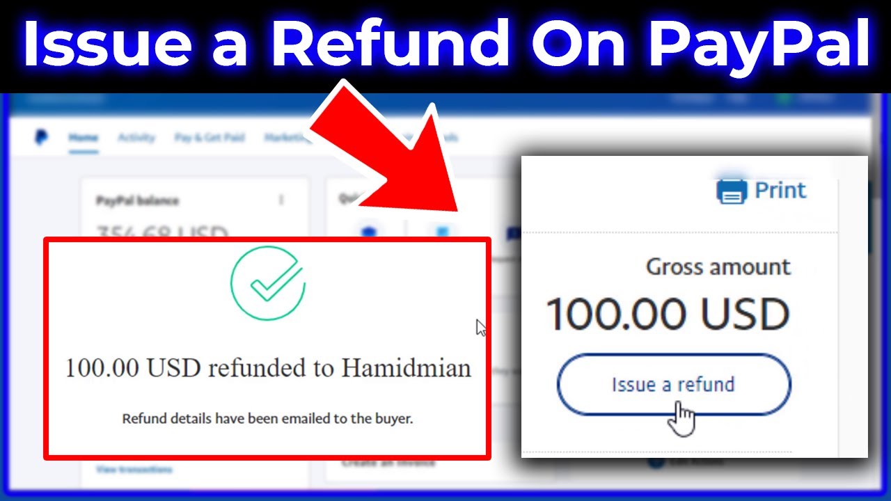 How To Refund a Transaction on PayPal Account 2023 - Full Practical Guide