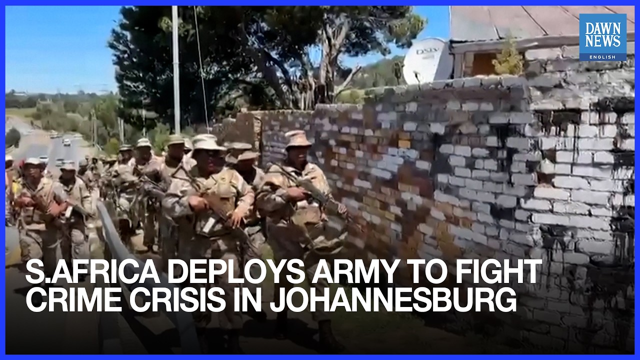 South Africa Deploys Army To Fight Crime Crisis In Gang-Ridden Johannesburg Area