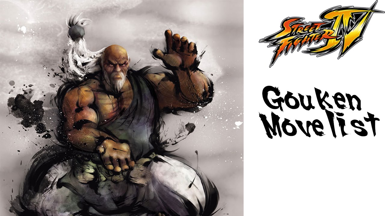 Street Fighter IV - Gouken Move List