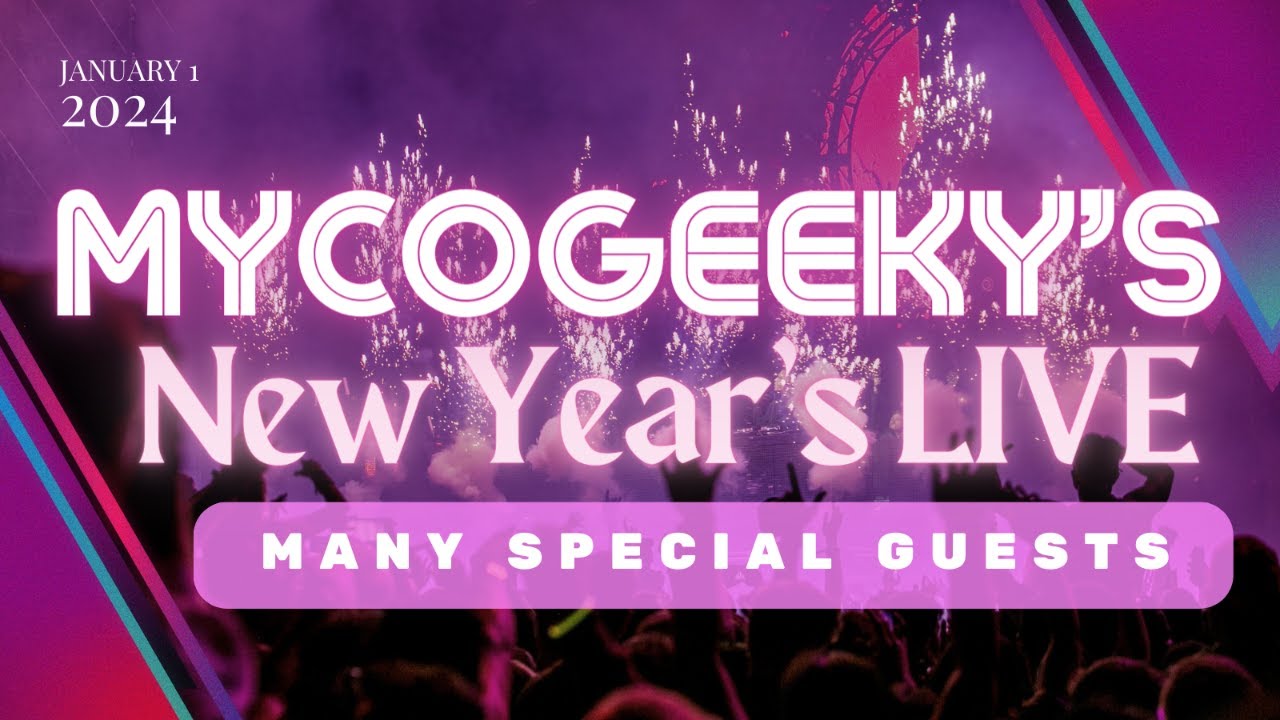MYCOGEEKY'S NEW YEAR'S LIVE WITH SPECIAL GUESTS 🍄 ✨ The MycoGeeky Podcast
