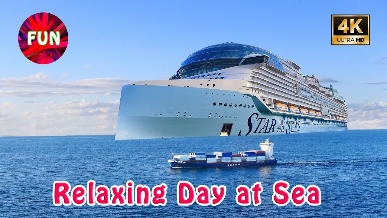 Explore Star of the Seas Ship Circular Trail, Fitness Center & Pearl Café 4K