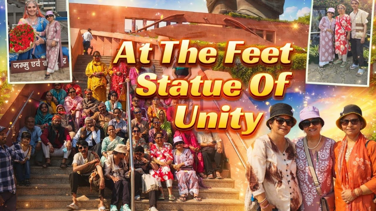  Finally Dream Come True Feeling Blessed At The Feet Of Statue Of Unity #statueofunity #gujrat 