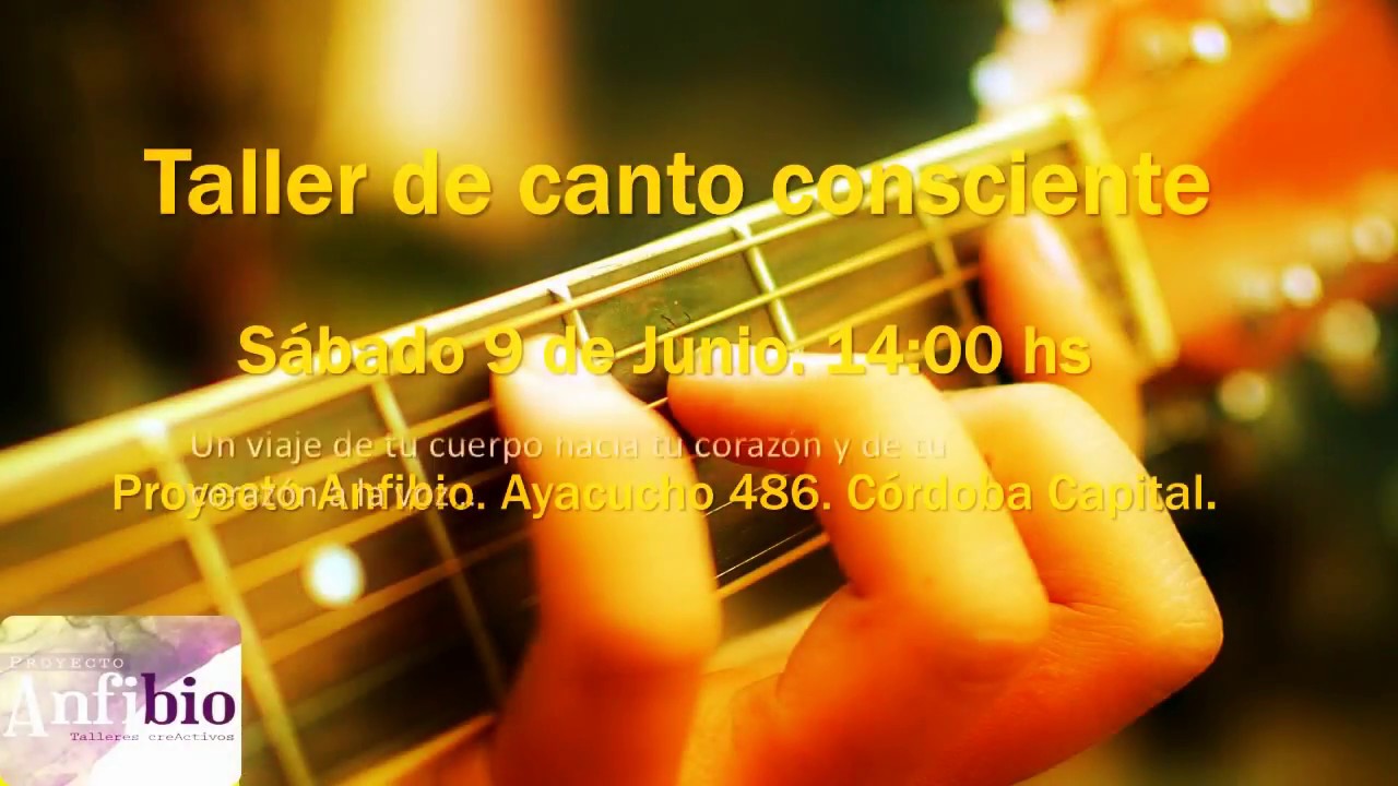 TALLER DE CANTO CONSCIENTE
