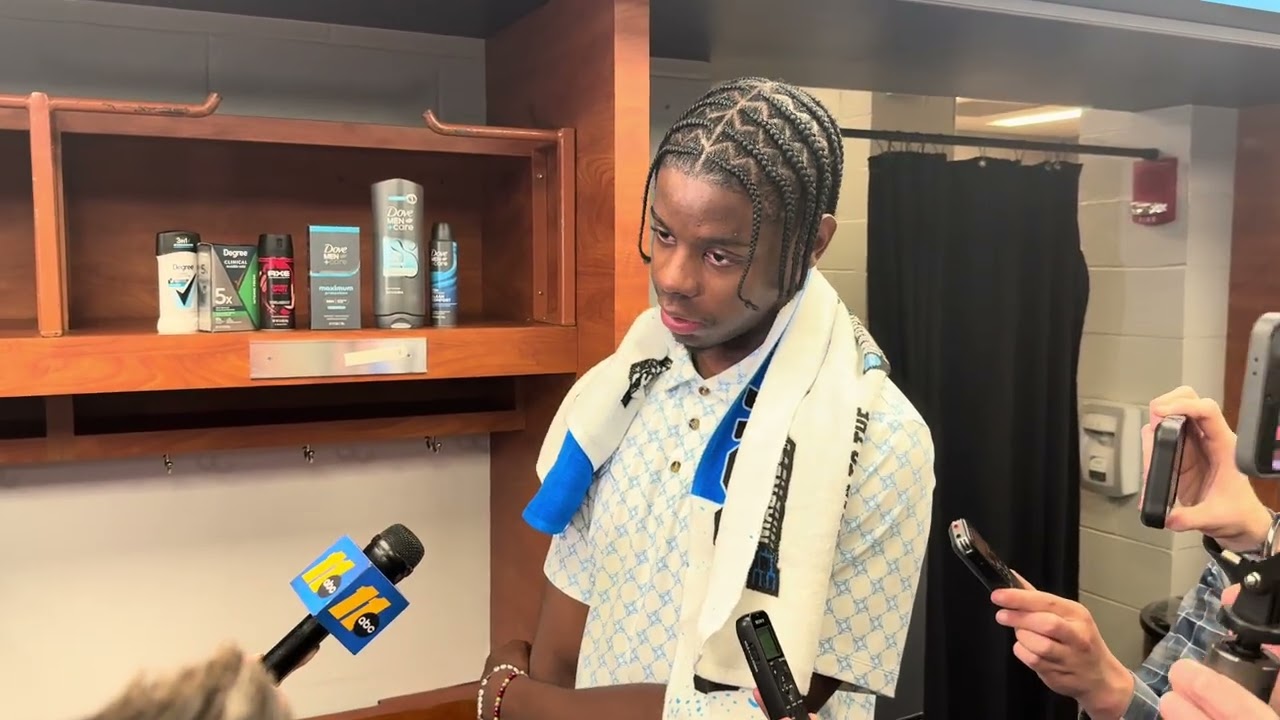 UNC Caleb Wilson Post-VCU Interview NCAA Tournament | Inside Carolina