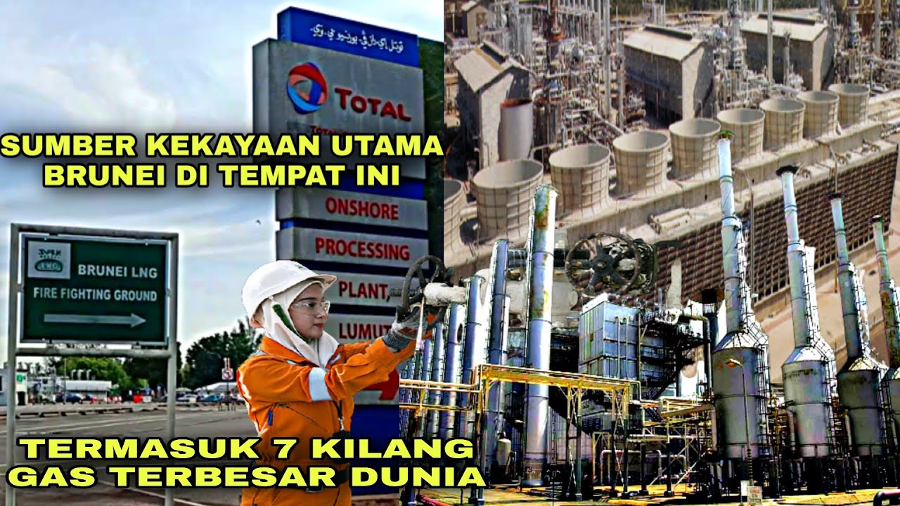 Di Sini Tempat Produksi Gas Terbesar Brunei 2021|| BLNG Lumut Sungai Liang