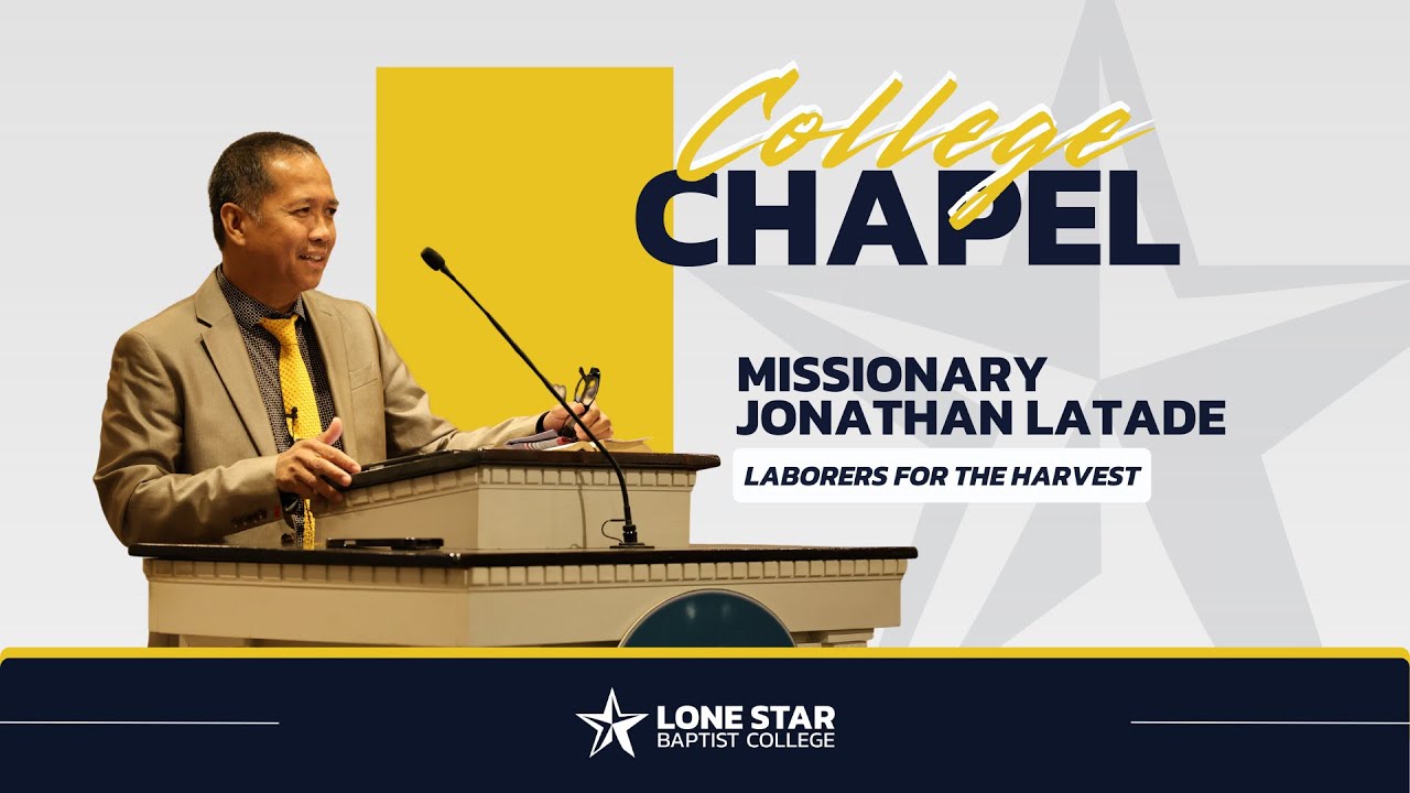 Missionary Jonathan Latade: Laborers For the Harvest