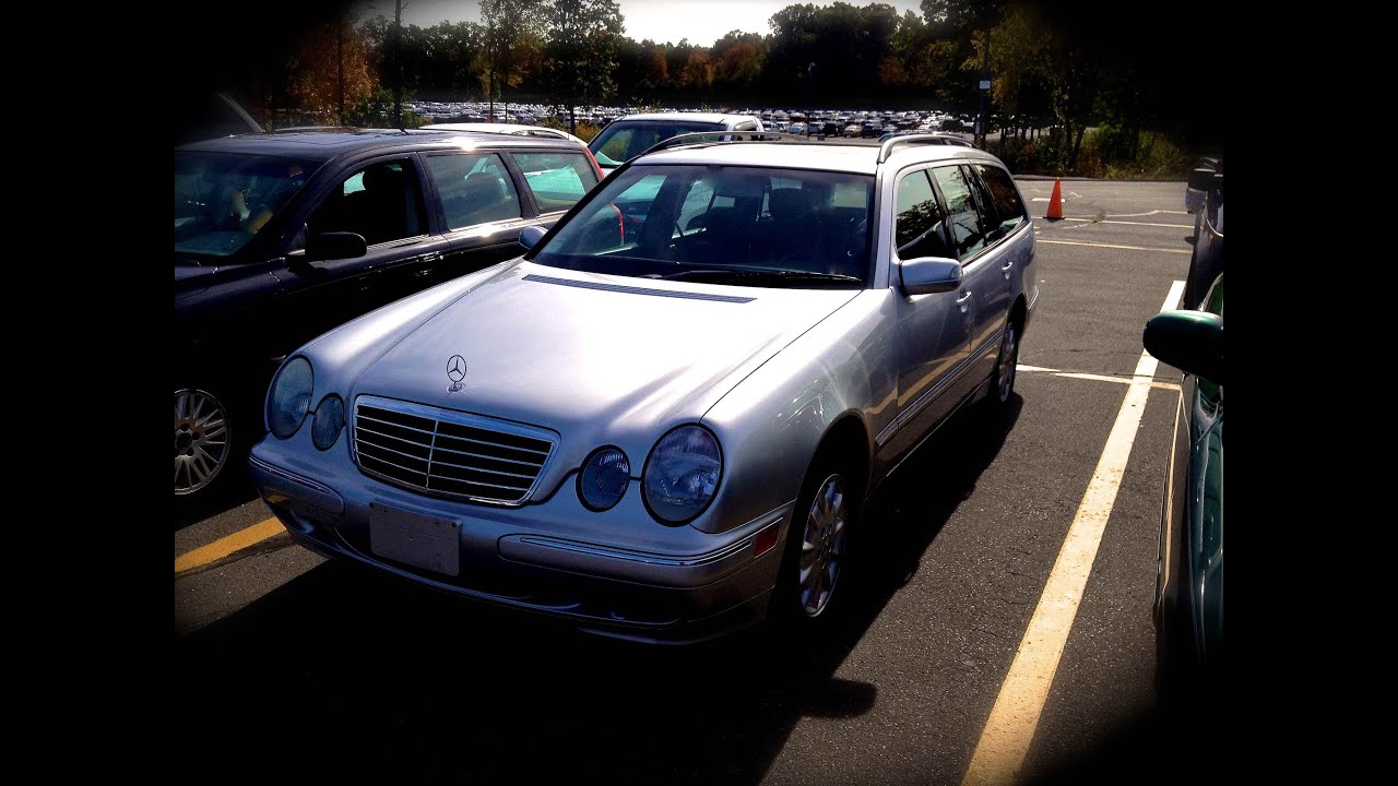 2003 Mercedes-Benz E320 Wagon 4Matic W210 Start Up, Quick Tour, & Rev With Exhaust View - 80K