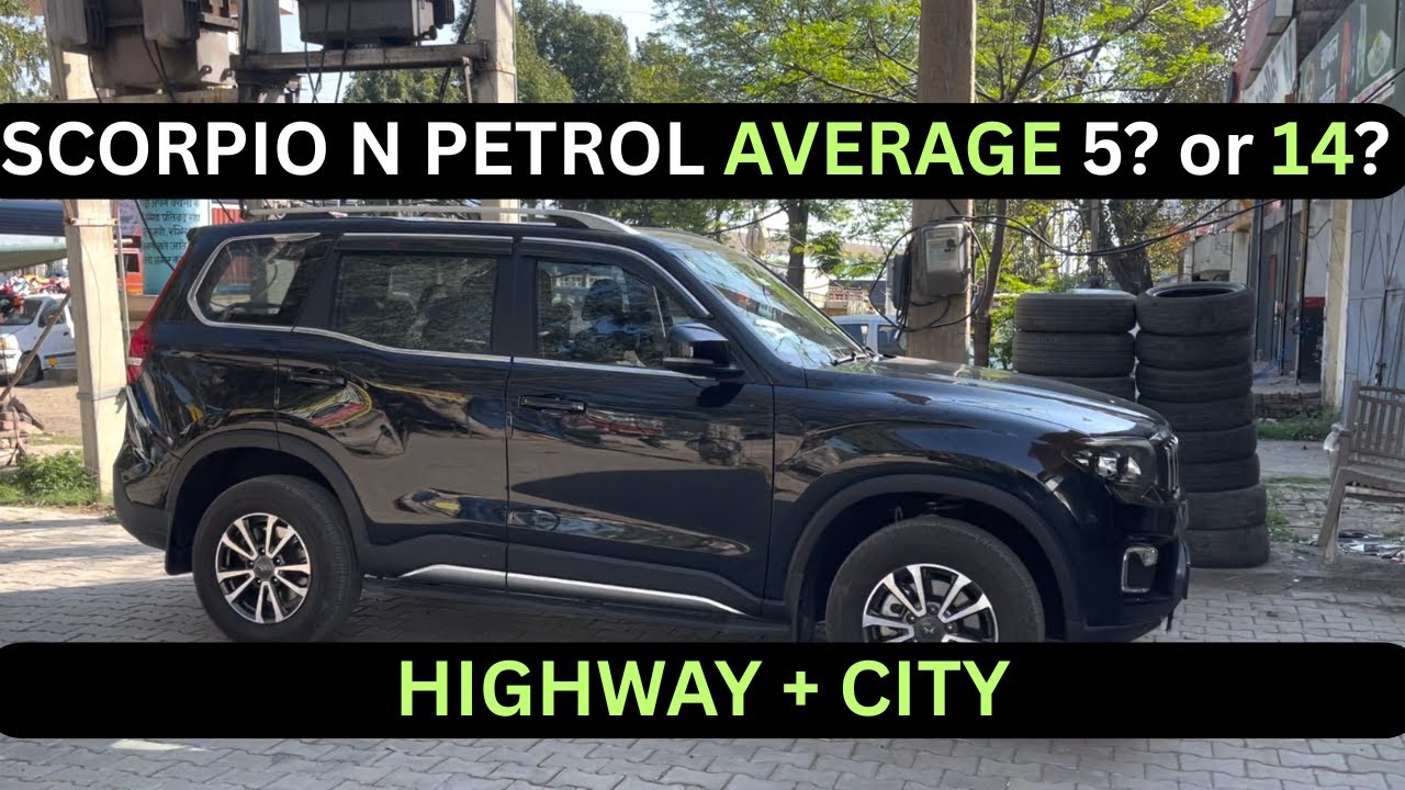 Scorpio N Petrol Real Average Test | 800KM TEST Highway + City