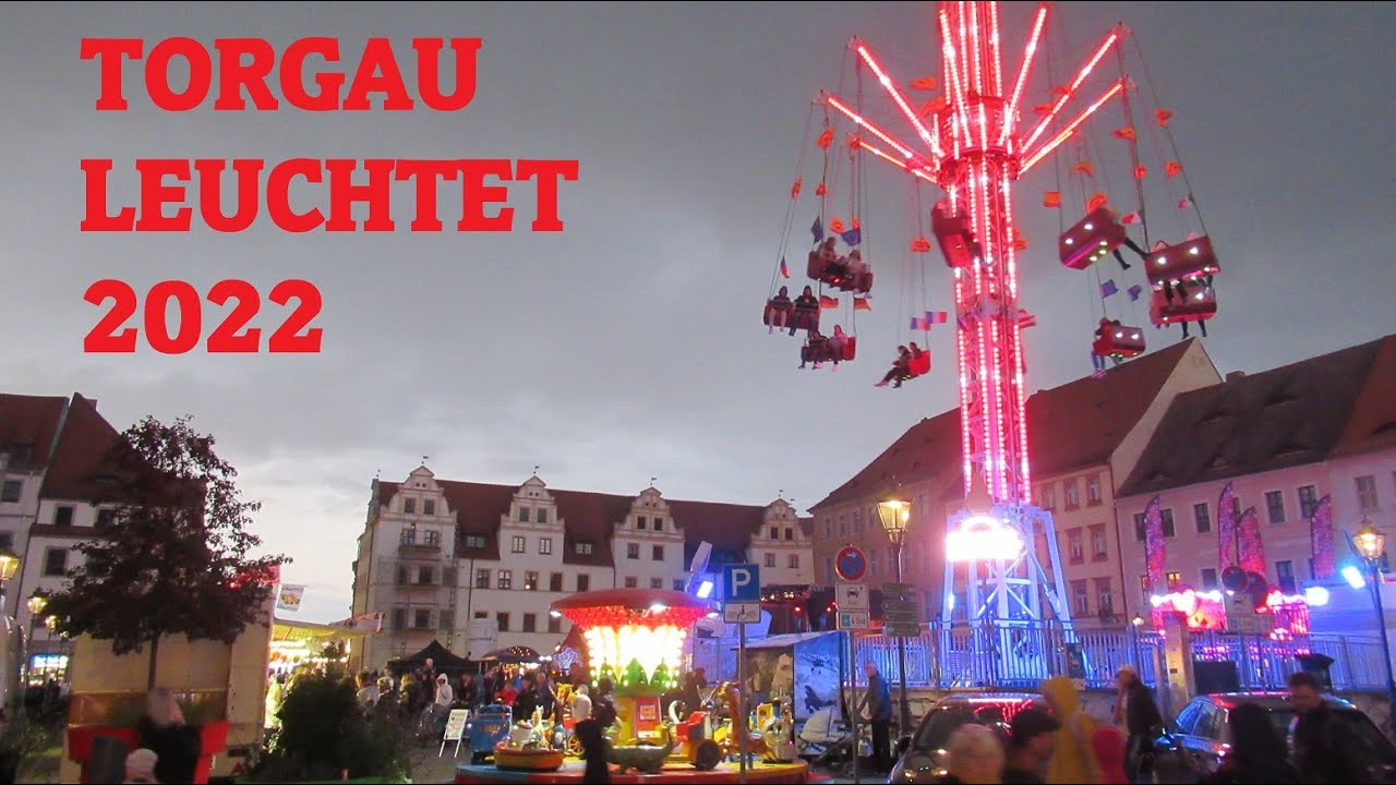 Torgau leuchtet: Das Altstadtfest 2022 mit Kirmes und Lichtshow