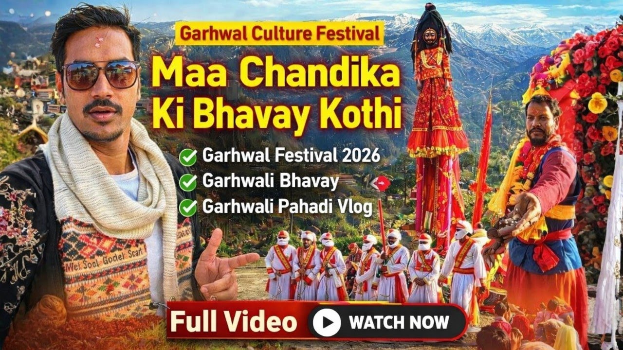 Maa Chandika Ki Bhavay Kothi 2026 | Garhwal Culture Festival | Uttarakhand Pahadi Vlog