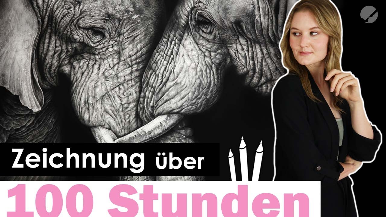 Realistisch zeichnen | Meine größte Zeichnung | Von der Skizze bis zur Ausarbeitung