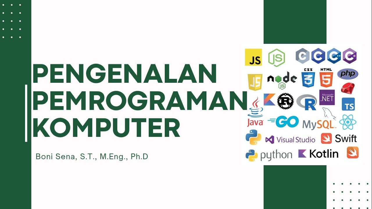 Pengenalan pemrograman komputer