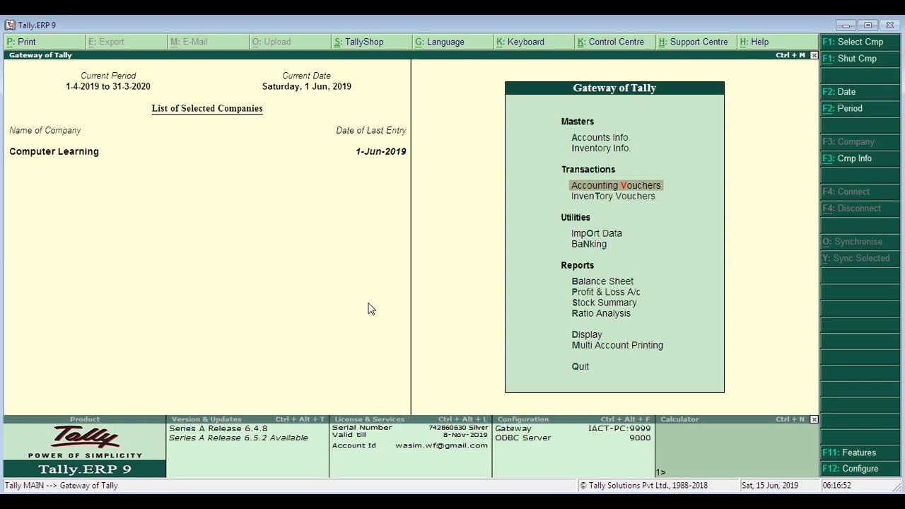 How to  Apply interest on Debtors Debit Balance in Tally ERP in Hindi
