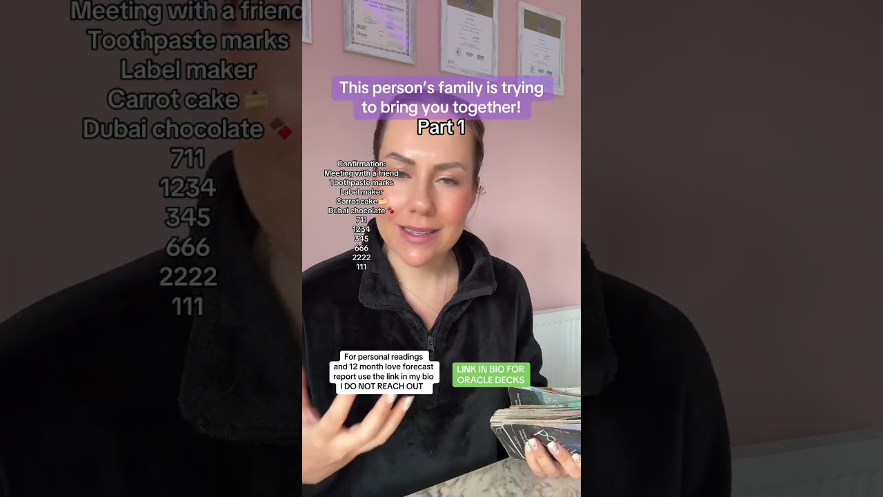 This person’s family is trying to bring you together! Part 1