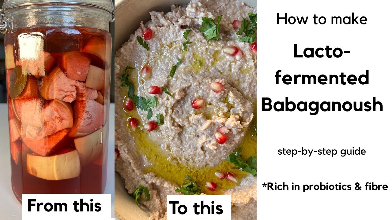 LACTO-FERMENTED EGGPLANT DIP | LACTO- FERMENTED BABAGANOUSH