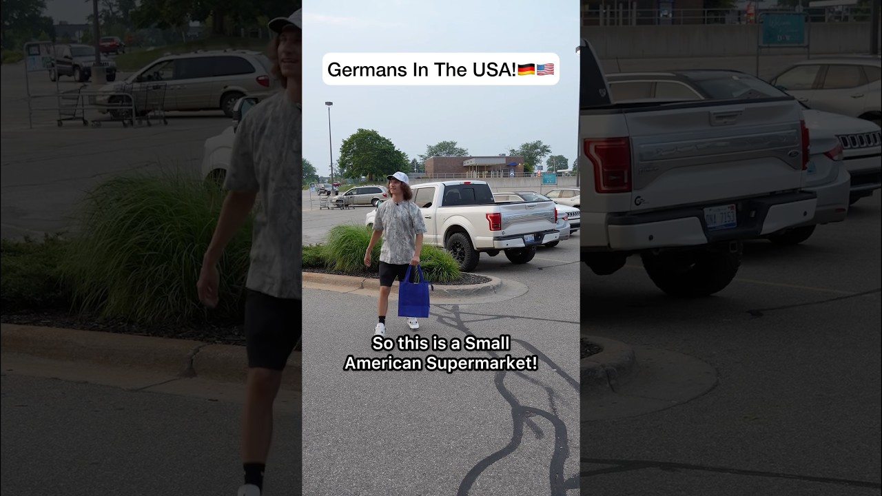 Germans First Time In An American Supermarket!😂🇩🇪🇺🇸 #usa #germany #german #american